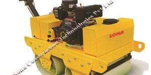 Double Drum Walk behind Roller