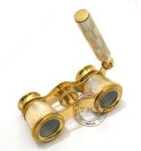 BRASS HANDHELD OPERA BINOCULAR