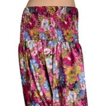 Silk Multicolor Girl Harem Pant Trouser