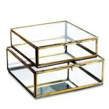 Glass Jewelry Box