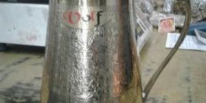 Brass Nakshi Silver Jug