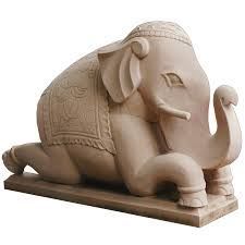 Sandstone Elephant Statue