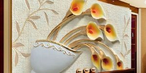 3D Embossed Wall Paintings
