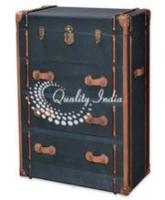 Black Color Canvas Trunk