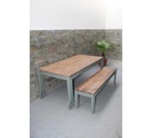 Wheel Dinning Bench Table
