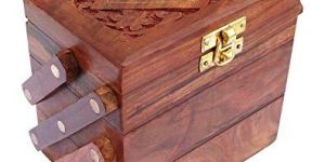 Wooden Foldable Jewellery Box