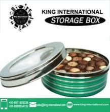 Stainless Steel Coloured Storage Box