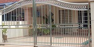 Stainless Steel Main Gate