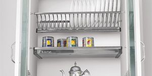 GLASS PLATE TRAY RACK
