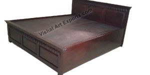 WOODEN DIAMOND DESIGN BED