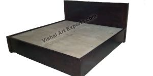 Wooden Panel Box Bed
