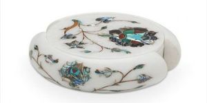 Marble Inlay Tea Coaster