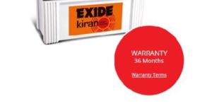 Exide Kiran Solar Battery