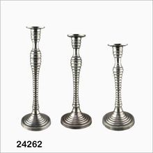 Heavy Aluminum Hine Age Style Candle Holders