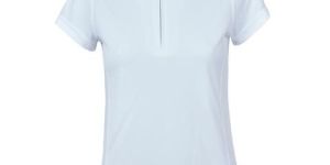 Ladies Zip Polo T-Shirts
