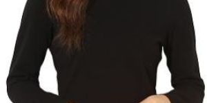 BLACK FLARE SLEEVE TOP