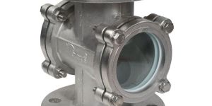 Stainless Steel Double Window Sight Glass Flanged