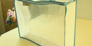 Plastic Zipper Comforter Bag