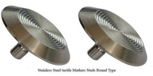 Stainless Steel Tactile Markers Studs Round Type