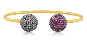 Silver Handmade Removable Bangle