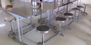 Stainless Steel Dianing Canteen Table