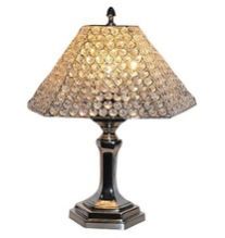 Indian Crystal Table Lamp