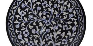 Blue Pottery Ceramic Serving Plate