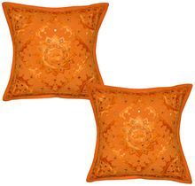 Cotton Yellow Cushion Covers