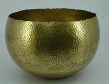 HANDMADE METAL WINE COOLER ANTIQUE BRASS