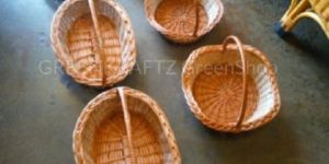 Willow Designer Baskets (Oval,clover)