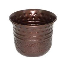 Dark Copper Pot Planter
