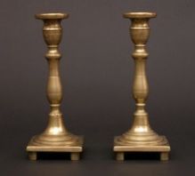 Antique Brass Candle Holder