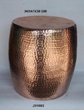 Copper Plated Aluminium Stool