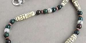 Bone Beaded Necklace