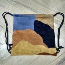 Patchwork Leather Backpack Bags