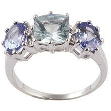 CZ Dwarka Gems Sterling Silver Antique Ring