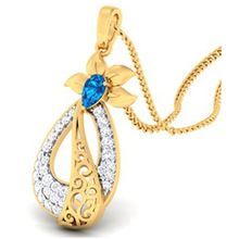 Pear Shape Gold Pendant