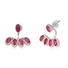 Sterling Silver Women Cuff Earrings