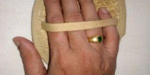 Glove Natural Loofah