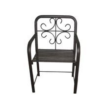 Black Metal Chair for Home and Garden