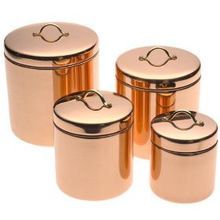 Elegant Copper Canister