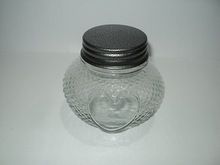 Storage Glass Jar with Metal Lid