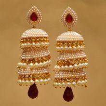 Designer Jhumka with Pearls