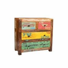 Recycle Wood Industrial Wine Rack