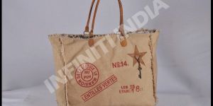 LEATHER TOTE HANDBAG