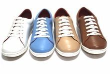 Ladies Leather Sneaker Shoes