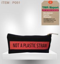 Cotton Canvas Pencil Pouch