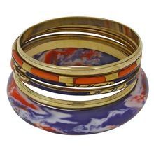 Brass Wood Bangles