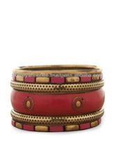 Brass Wood Bangles Earings Boho