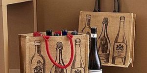 Europe Standard New Design Jute Wine Bag